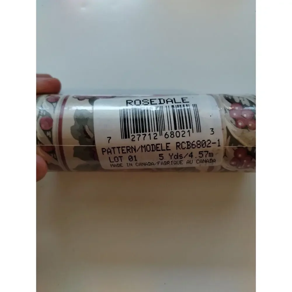 Rosedale Pre-pasted Decorative Wall Border - Fruit Pomegranate Grapes - 5 yds